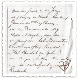 handgeschreven tekst voor prospectus buitengoed de gaard door bair peters, vader van huidig eigenaar-gastvrouw anja